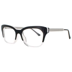 HARRY LARY ROOMY-21 Eyeglasses Eye Glasses 021 BLACK/CLEAR Authentic New 53mm